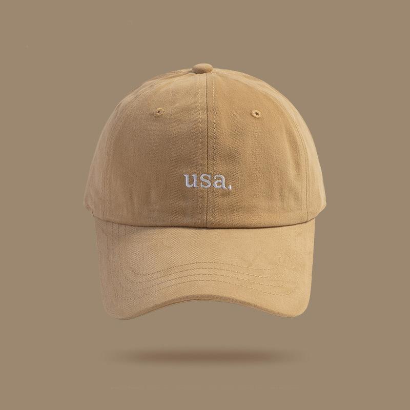 High Quality Hats Men's and Women's Embroidered Soft Top Caps Versatile Street Students Couple Baseball Caps Show Small Face