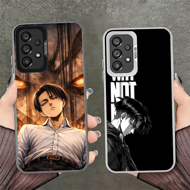 A-Attack On T-Titan Levi Shockproof Phone Case for Samsung A17 A16 A15 A14 A37 A57 A36 A56 A26 A35 A55 A25 A34 A54 A24 A13 A23 A
