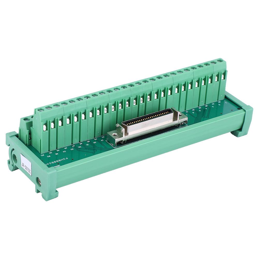 Terminal Block Cable Connector PLC Module SCSI50 P 35mm DIN Rail Electrical Equipment