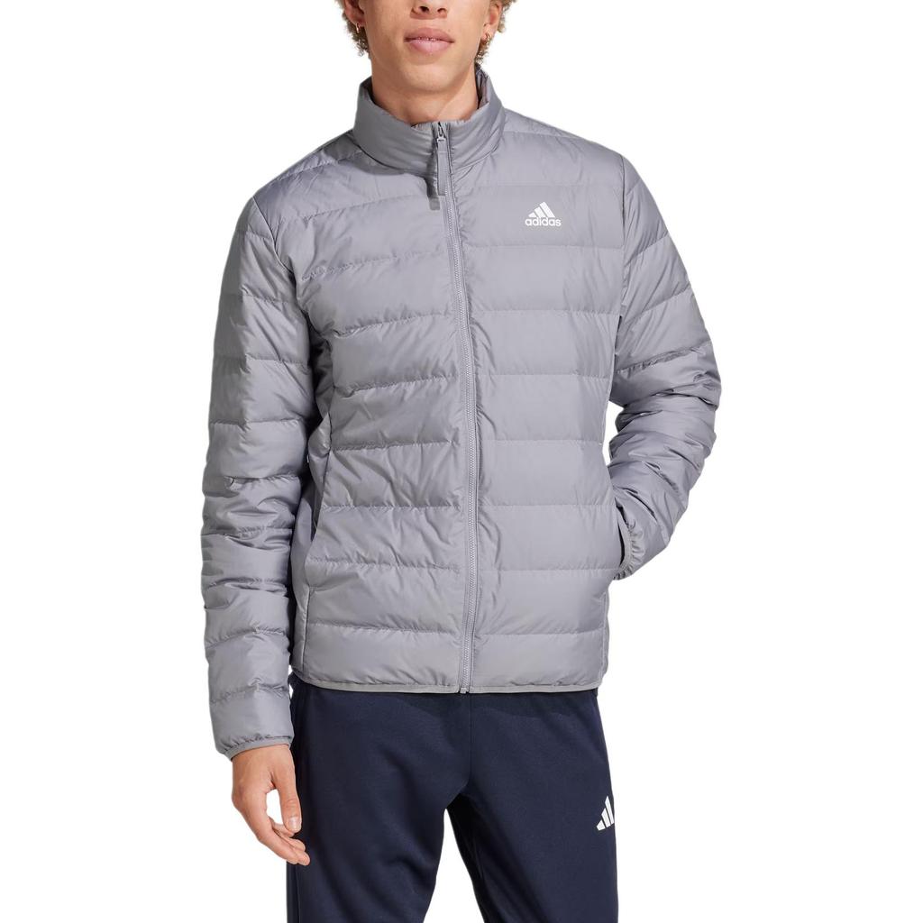 New Adidas ESSENTIALS Down Jackets & Coats Men's Gray JN4340