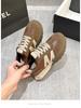 Dexun Women's Genuine Leather Velvet Running Shoes - 2024 Winter Collection: Lightweight, Versatile, Casual Sports Sneakers.