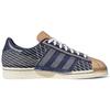 Adidas Originals Superstar 82 Sashiko Fabric Leather Classic Casual Sashiko Embroidery Durable Lightweight Low-Top Skate Shoes Unisex sneaker GW3204