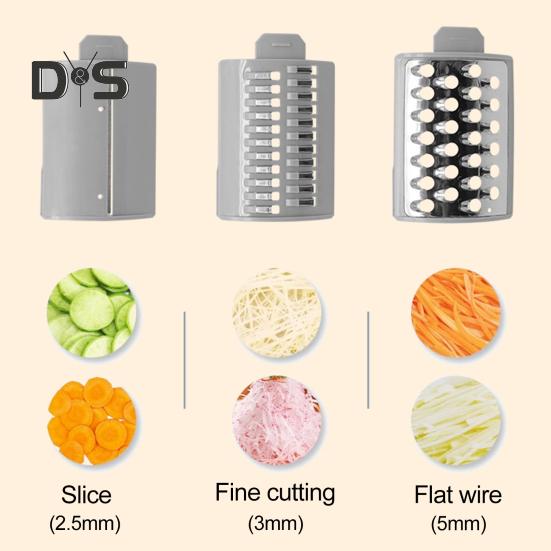 Elektrische Käsereibe, Obst- und Gemüsezerkleinerer, einfach zu bedienende Salatmaschine, Lebensmittelschneider, Zerkleinerer für Gemüse, Obst und Nüsse
