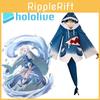 Get Hololive Gawr Gura Cosplay Costume Shark Jacket Outfit With Fish Tail Role Play