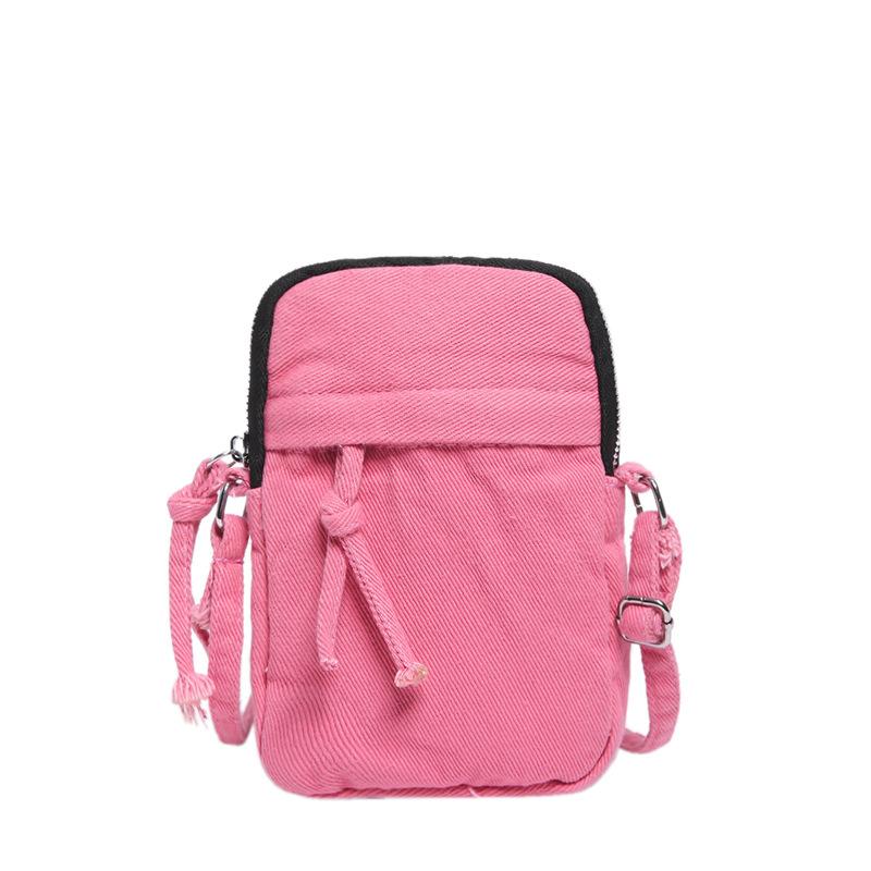 Japanese denim small bag 2025 new Korean version simple shoulder bag fashion niche casual messenger small square bag