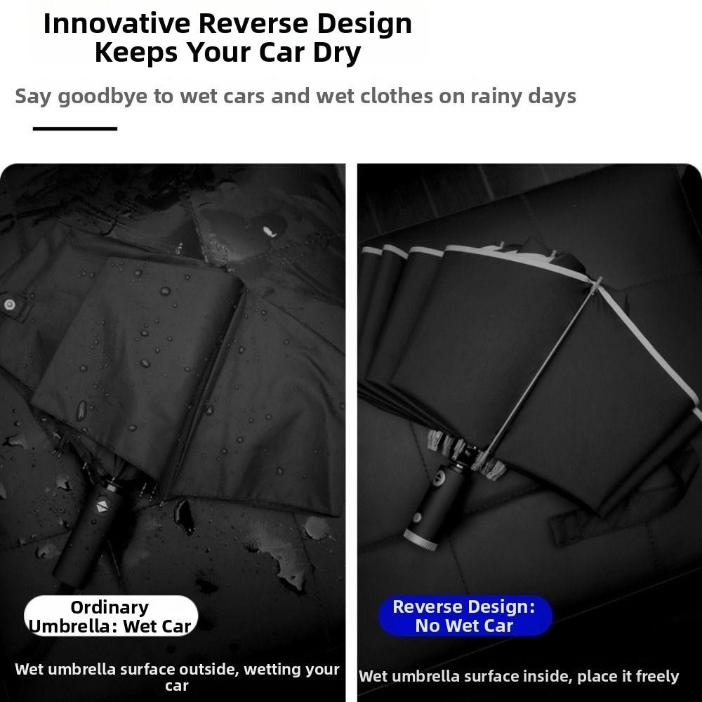 Rainproof Fully Automatic Umbrella UV Sunshade Foldable Waterproof Umbrella Durable Rain Umbrella