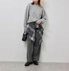 ROPE PICNIC Jersey Gray Size S Wide-leg Pants, (07),