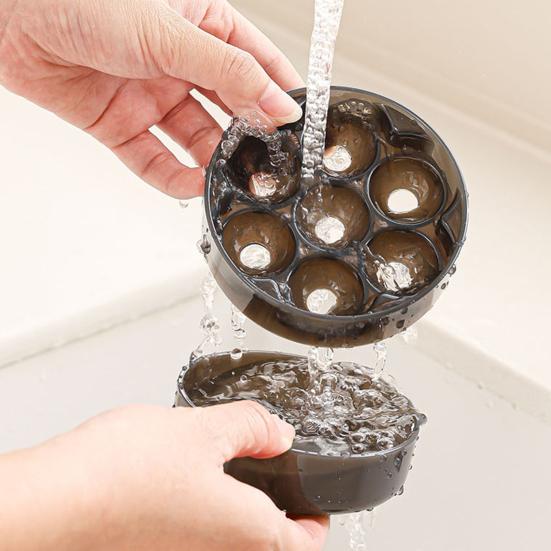 7-Hole Cherry Pitter Baking Fruit Pit Remover for Cherries Plums Fruit Pitting Tool for Kitchen Baking