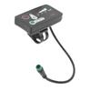 LED-Power-Display-Panel für Elektrofahrrad, Modifikations-Display-Meter mit wasserdichtem 5-Pin-Stecker für 22,2 mm