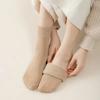 1 Pair Women's Winter Warm Socks Snow Markron Color Thick Plush Hairy Soft Postpartum Stockings Floor Sleep Socks