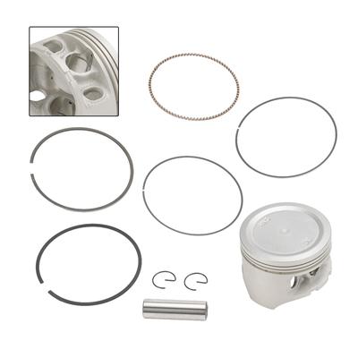 Topteng Kolbenring Überholsatz Standardbohrung 78,5 mm für Honda Rancher Trx350Fe Te 00-06 Motorradzubehör