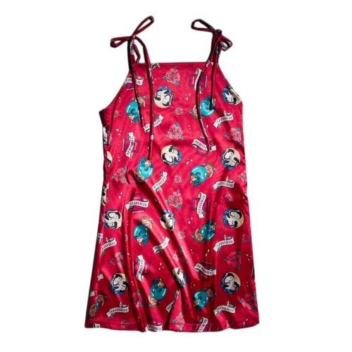 Labyrinth Womens/Ladies Tattoo Satin Mini Dress