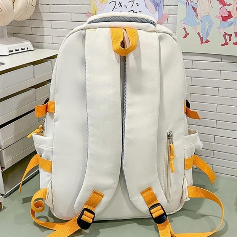 School Bag New High-value College Style Simple Letter Make-up Bag Light Travel Large-capacity Backpack