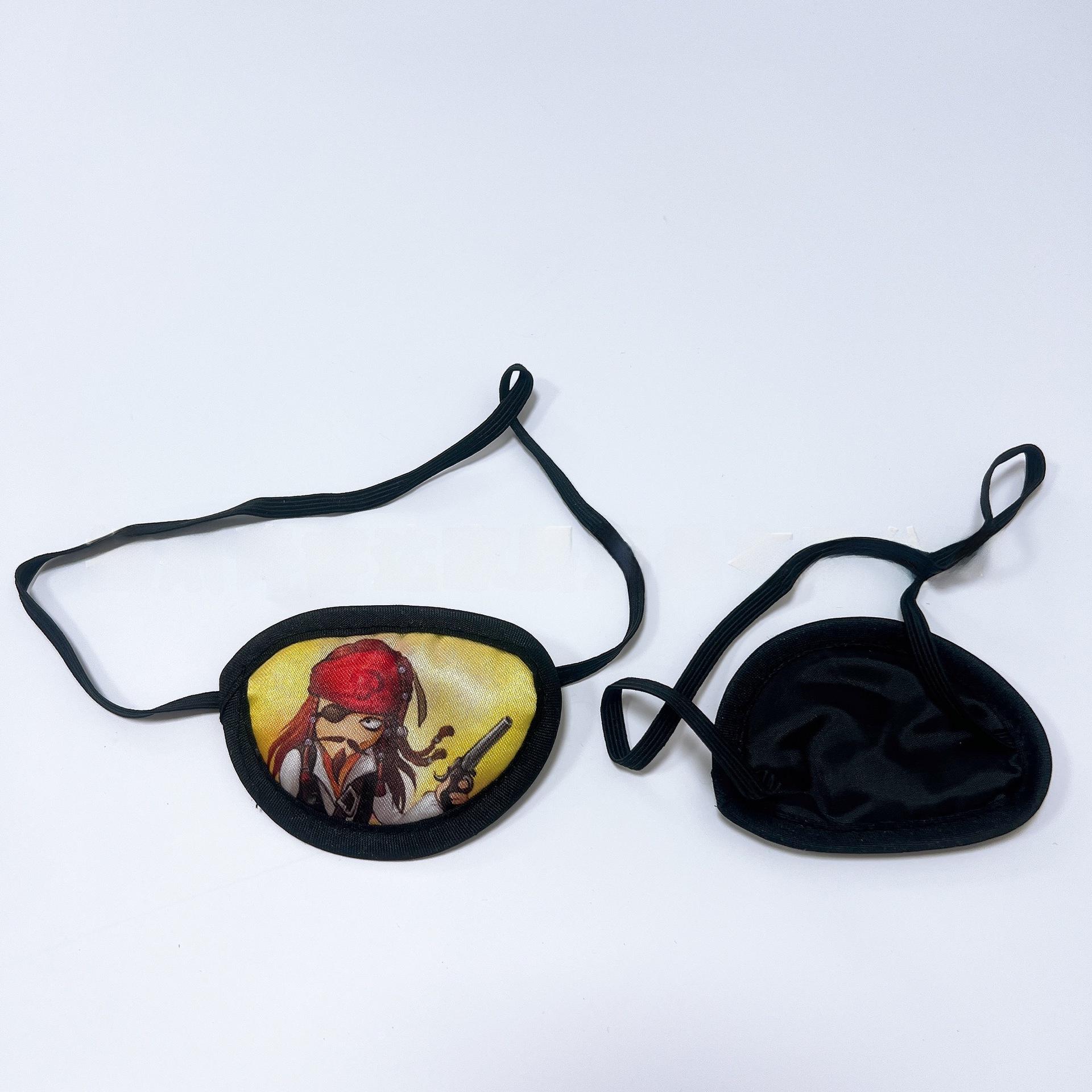 Пиратская повязка на глазу Реквизит на Хэллоуин | Карибский маскарадный аксессуар для маски Циклопа