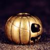 Metal Artistic Pumpkin Charm Pendant for Handmade Bracelets and Necklaces Large Hole Braiding Artistic Collectibles