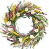 Artificial Flower Wreath Easter Valentines Day Decor Hotel Restaurant Door Hanging Decoration
