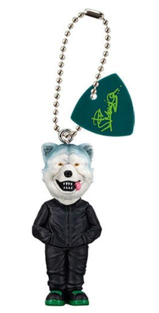 

MAN WITH A MISSION 2024 Мерч Гача Коллекция из 5 фигурок Фигурка Человек с брелоком + (зеленый: Диджей Санта Моника)