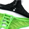 Sous-vêtements pour hommes de haute qualité, slip Sexy en résille à entrejambe ouvert, string t-back