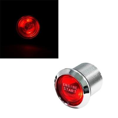 Push Start Button Professional Keyless ABS Ignition Starter Red Switch for Car
