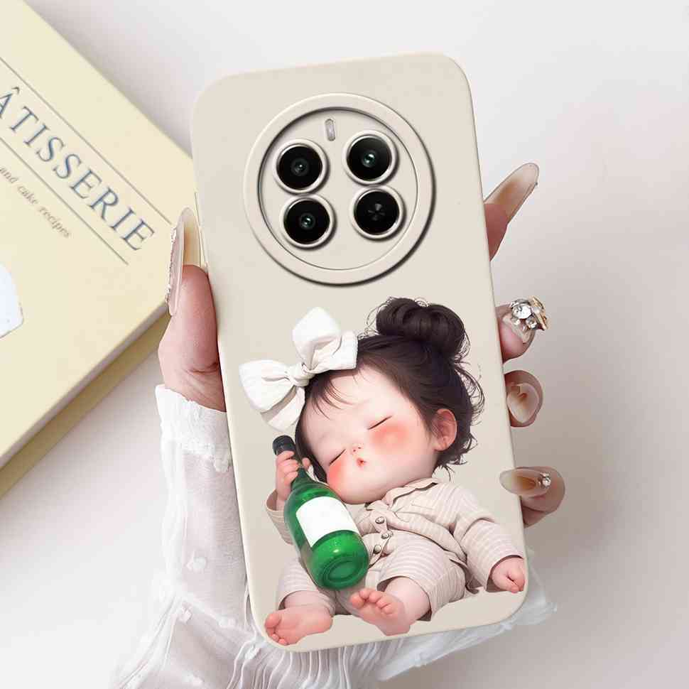 For Realme 12 Pro 5G RMX3842 Case Fashion Cartoon Print Soft Silicone Back Cover For Oppo Realme 12Pro RMX3843 6.7" Bumper Shell