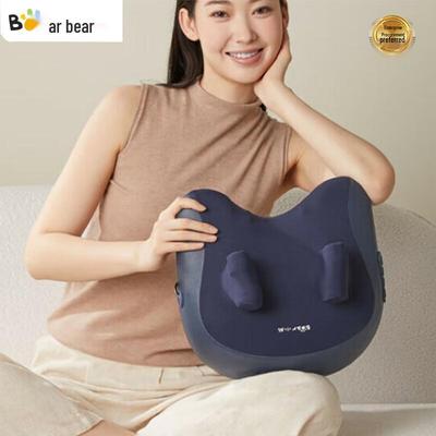 Bear Portable Heated Lumbar & Neck Massage Pillow CN Plug (adapter Included)