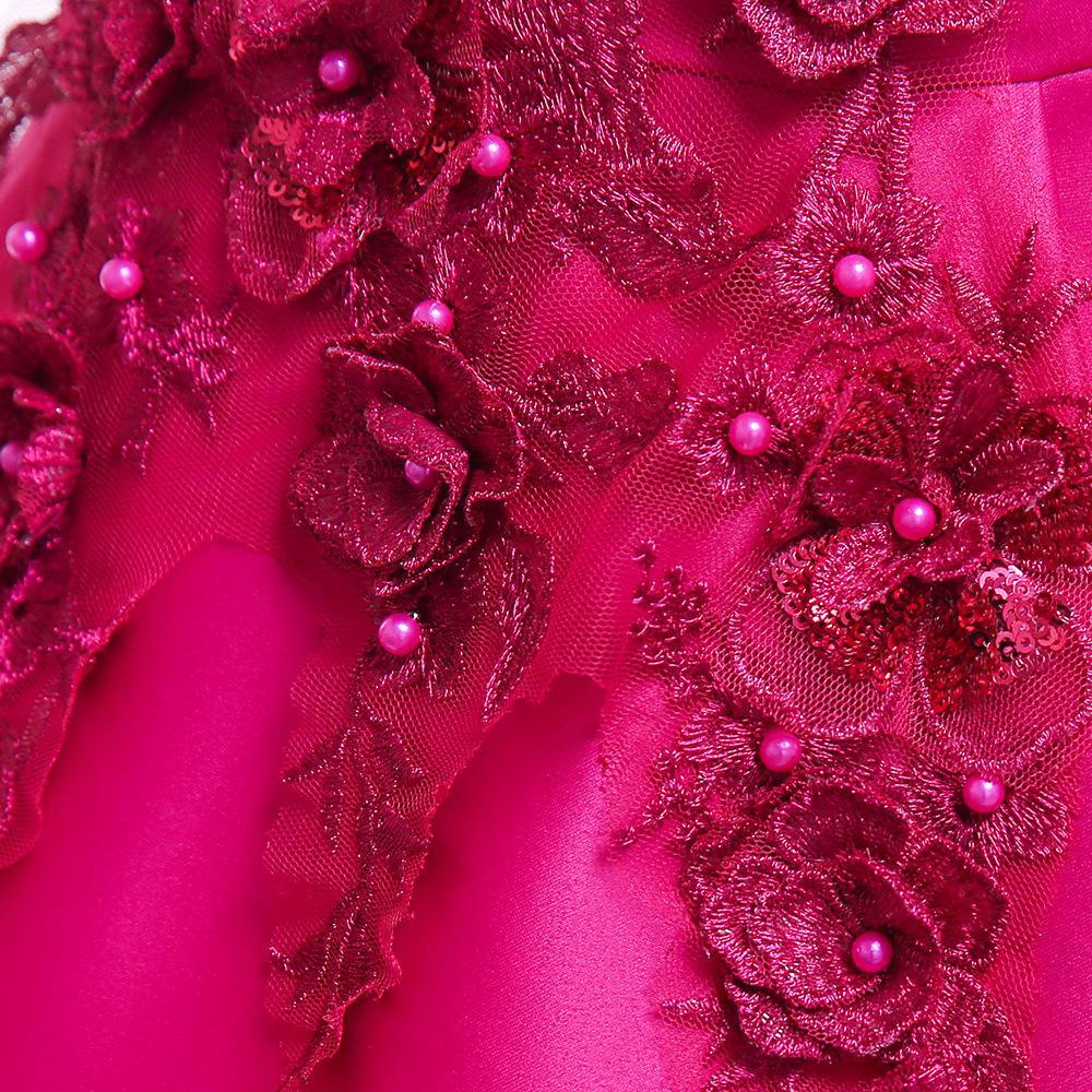 Birthday Dress For Baby Girls Halloween Party Dress NewBorn Christmas Red Clothing 6 8 Years Old Toddler Christening Gowns