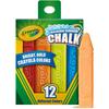 Crayola Jumbo Washable Chalk Outdoor 12 Colors 512012