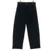 HI CUTLINE 90s Old USA Made Embroidery Buggy Pants W36 Black Corduroy Men's Used