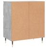 Sideboard Concrete Grey 60 x 35 x 70 cm Wood Based Material