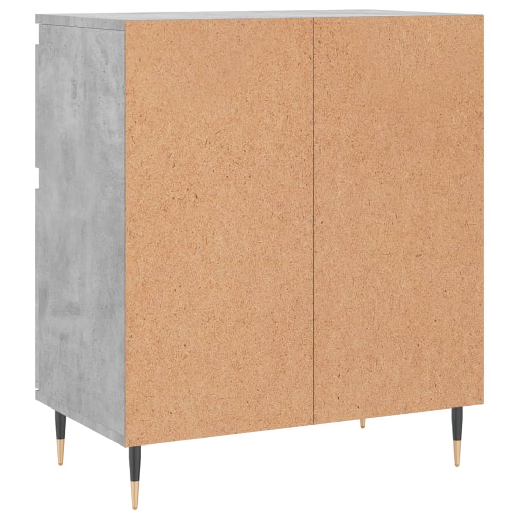 Sideboard Concrete Grey 60 x 35 x 70 cm Wood Based Material