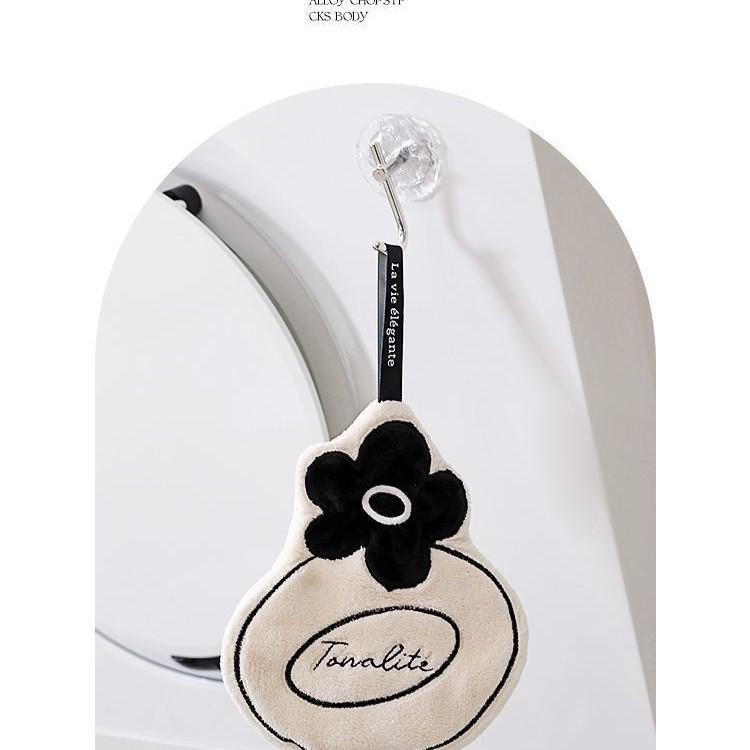 Camellia Hangable Absorbent Hand & Dish Towel for Kitchen & Bathroom
