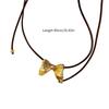 Fashionable Bowknot Necklace Ornament Elegant Bowknot Pendant Necklace Personalized Clavicular Chain Adornment Jewelry