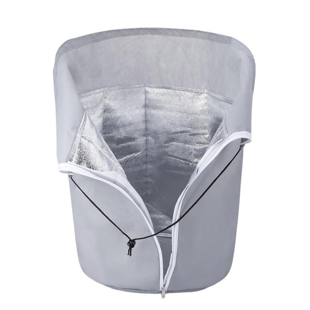 Reusable Tree Root Antifreeze Cover Plant Antifreeze Cover For Outdoor Garden Plants Gray 45*50CM