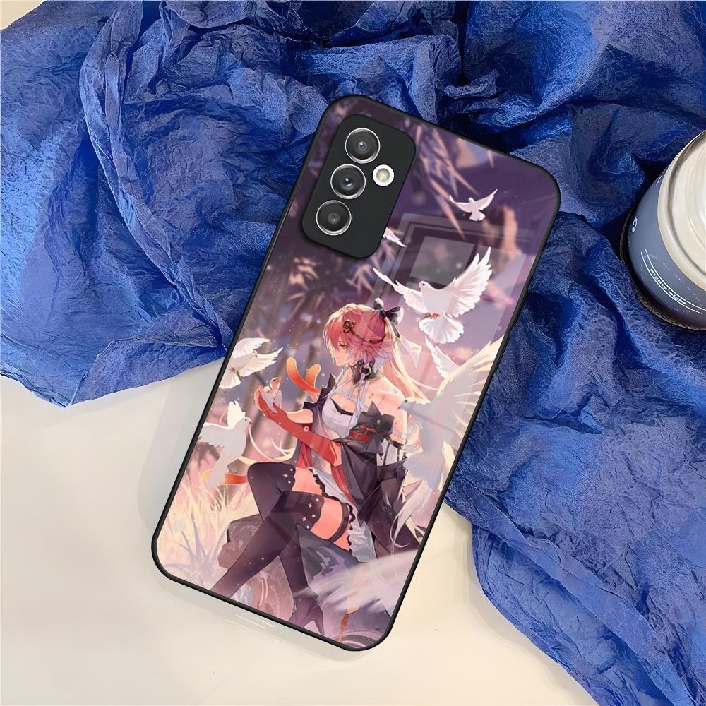 Game Wuthering Waves Phone Case for Samsung S25 S24 S30 S21 S23 S20 S22 Fe S10 E S9 Note 20 Pro Ultra Plus Glass Cover
