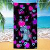 American Cartoon Figure Print Thick Microfiber Beach Towel Quick Dry Bath Blanket For Kids