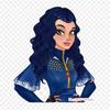 Evie Hairstyle Iron On Heat Transfer Printing Vinyl Patches Sticker for Clothes DIY Appliques Washable Patches
