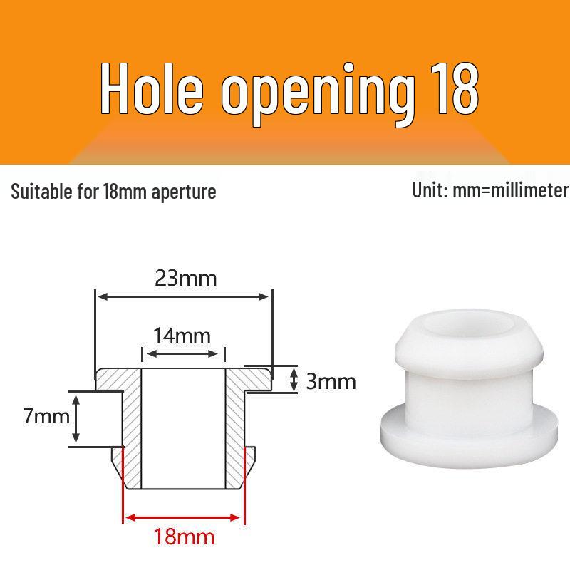 Anello passante protettore per cavi in silicone
