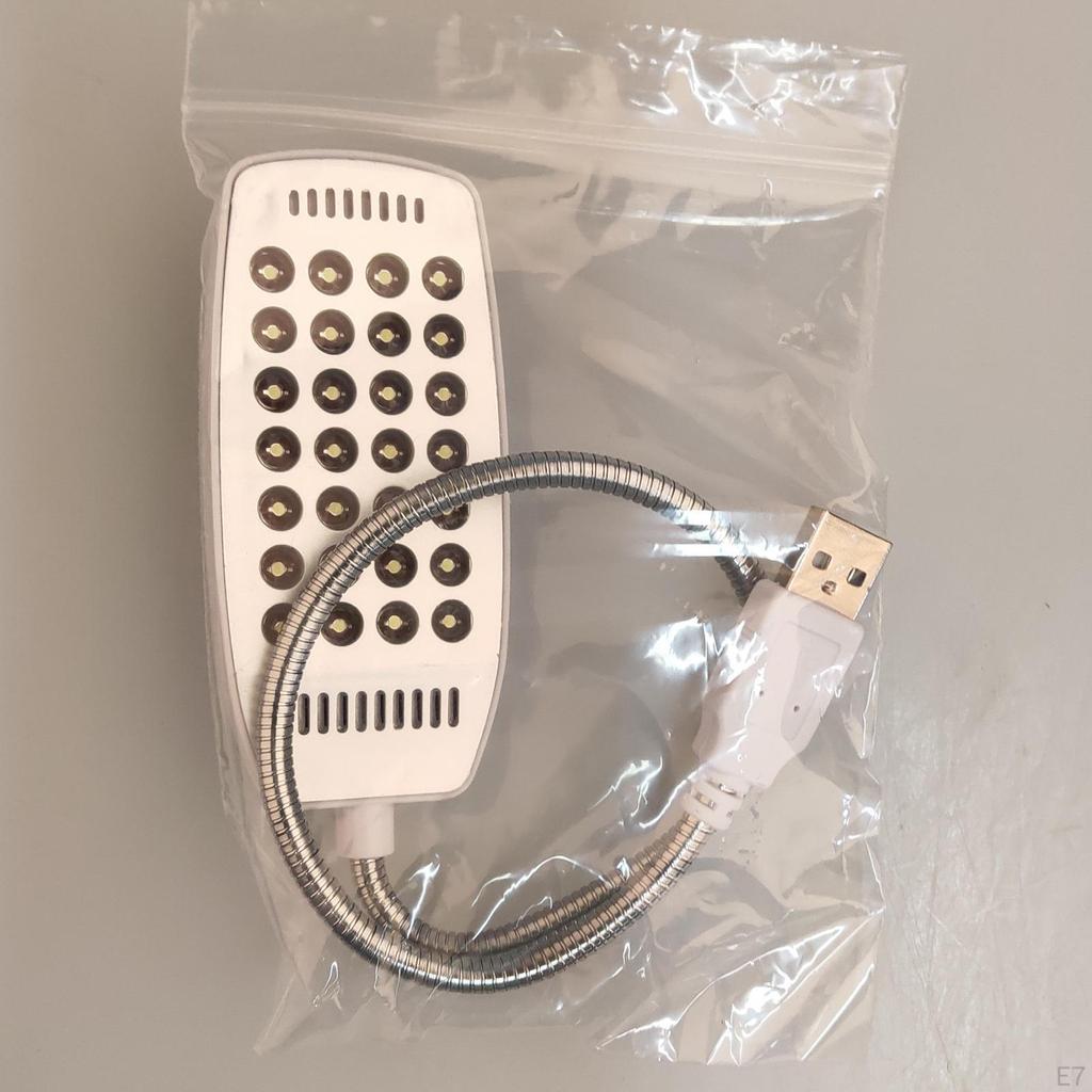 Bright USB Portable Lamp 28 S Gooseneck for Laptop PC Keyboard