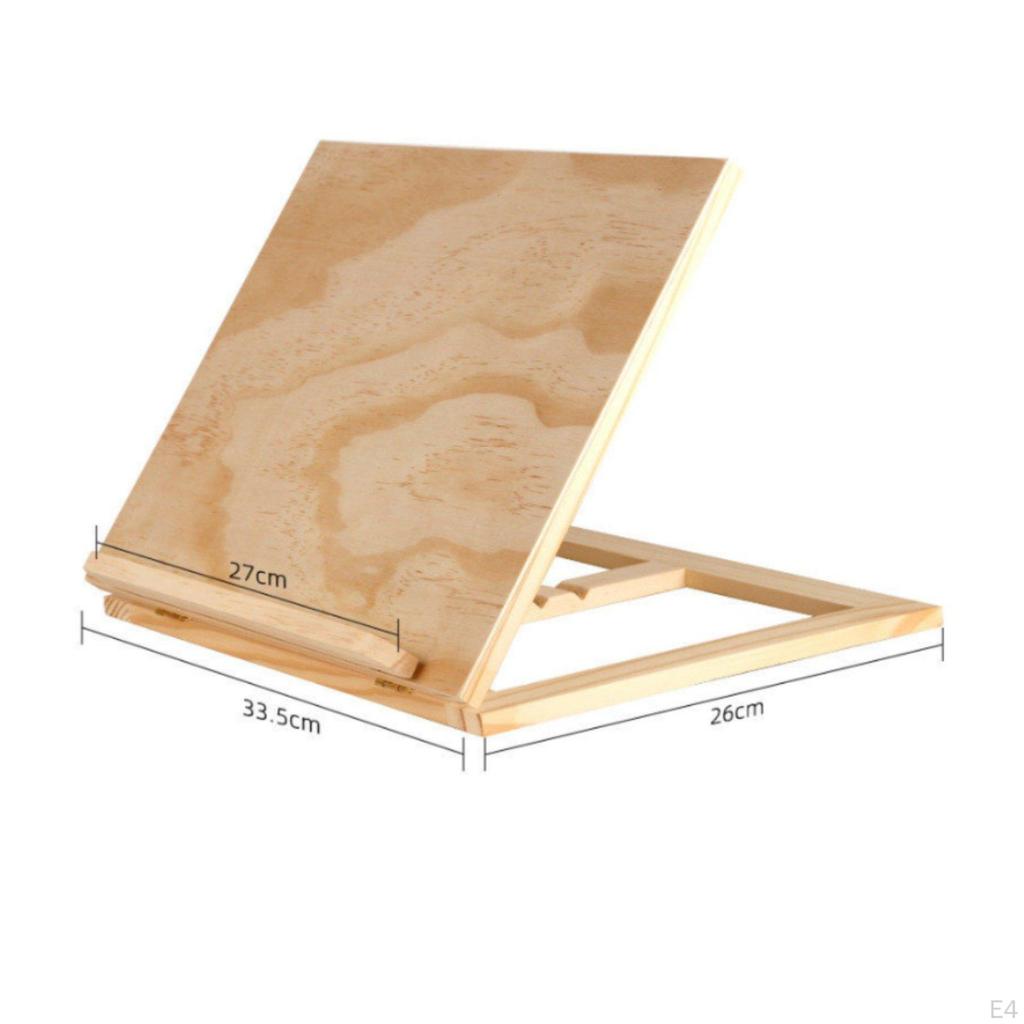 Portable Art Easel Set 2 In 1 Foldable Drawing Pencil Shelf Adjustable Surface for
