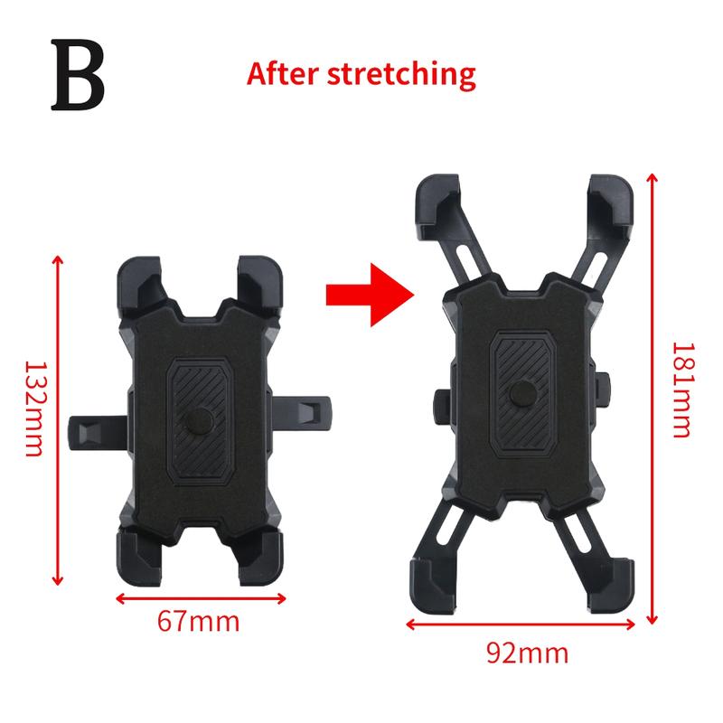 360 Grad Drehbarer Elektrischer Fahrrad-Handyhalter für iPhone Fahren MTB Fahrrad Moto Motorrad Ständer Halterung Rutschfest Radfahren
