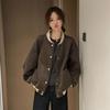 2024 Winter Women's European Style Patchwork Baseball Jacket - Chic, Slimming, and Age-Reducing Fashion