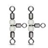 Lure Line Connector Fishing Connector Luminous Beads Fishing Swivel Solid Ring Fishing Tackle