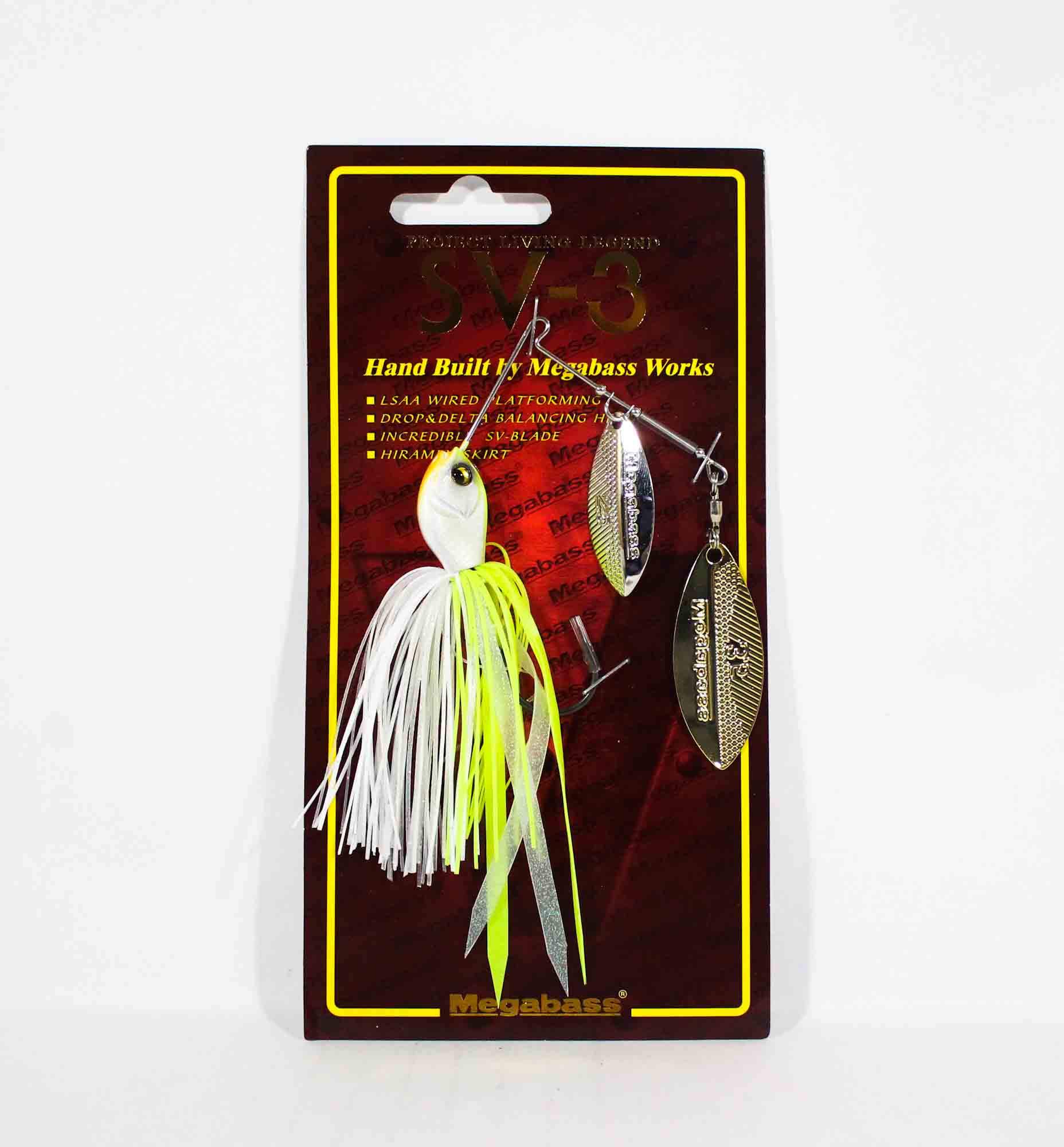 

Megabass Спиннербейт SV 3 3/4 унции DW Белый Шарт (4056)