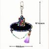 Korea Gat Kit/Make Your Own Traditional Mother of Pearl Keyring Craft Kit-Traditional Najeon Chilgi