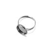 10 stks/partij Verstelbare Blank Ring Base Fit Dia 10 12 14 16 18 20 25mm Glas Cabochons Cameo Instellingen lade Diy Sieraden Maken Ring