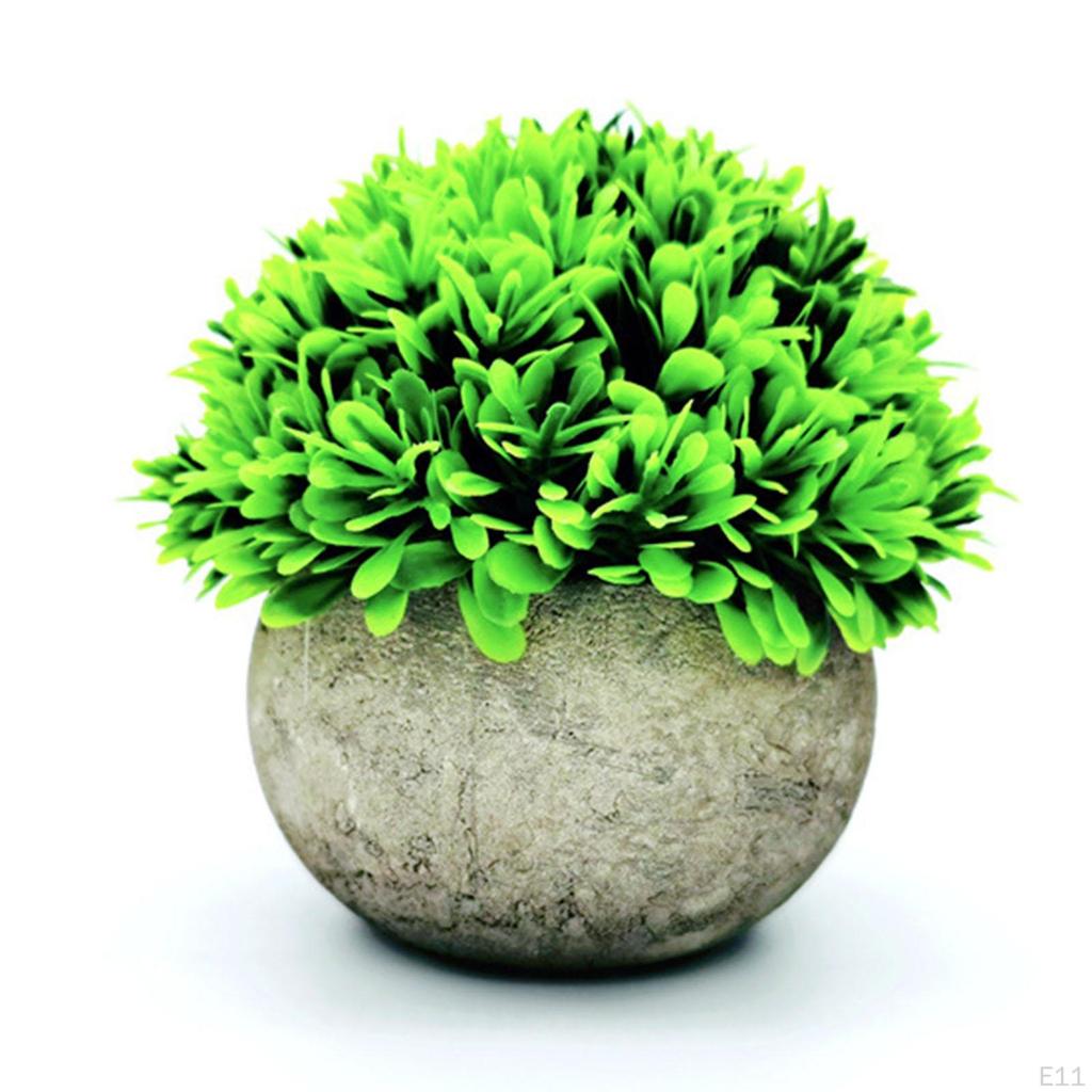 Artificial s PU Material Potted Ornament Housewarming Gifts Craft Bonsai Small for Garden Desktop
