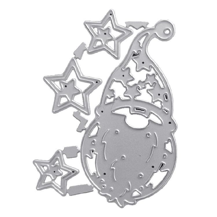 

Carbon Steel Star Santa Claus Printing Cutting Die Mould for Scrapbooking 1