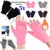 Electric Heated Gloves Windproof Touchscreen for Outdoor Hiking Cycling Snowboard USB Heated Gloves Hand Warmer Winter Gloves