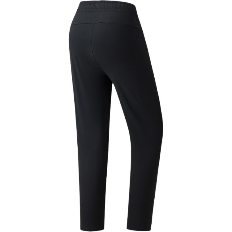 Anta Simple Slim Fit Solid Color Casual Versatile Mid Waist Sports Pants Women bottoms 162537313-1