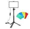 Conjunto de Luzes de Painel Quadrado e Plano com Iluminação de Beleza, Cor e Fundo para Vídeo, Fotografia ao Vivo - Inclui Luzes de 6", 8", 10" e 11"